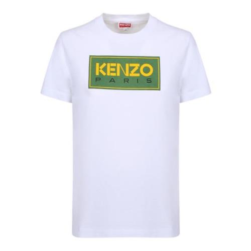 T-shirt met opvallend logo Kenzo , White , Dames