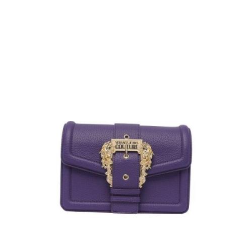 Paarse Schoudertas Versace Jeans Couture , Purple , Dames