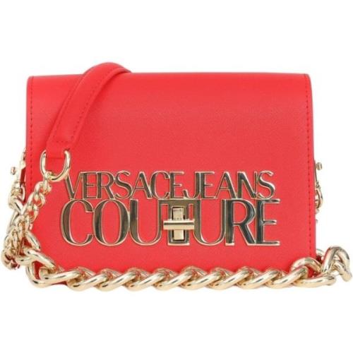 Rode Crossbody Tas Versace Jeans Couture , Red , Dames