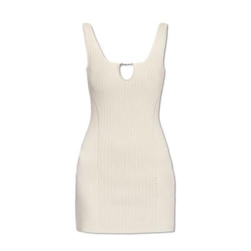 ‘Sierra’ geribbelde jurk Jacquemus , White , Dames