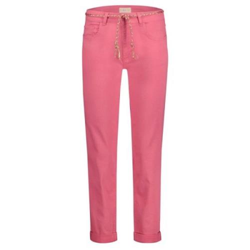 Bobby Color Denim Jeans Parami , Pink , Dames