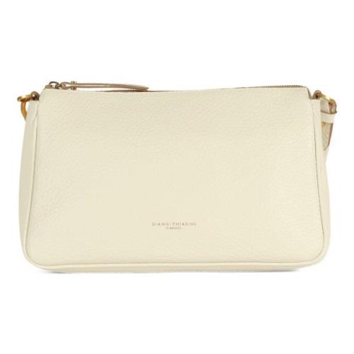 Leren Bubble Handtas Brooke Gianni Chiarini , White , Dames