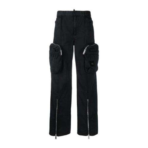 Stijlvolle Broek Dsquared2 , Black , Dames