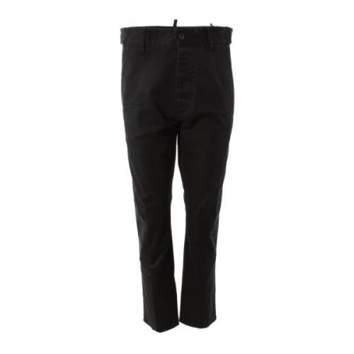 Marineblauwe Hockney Fit Broek voor Heren Dsquared2 , Blue , Heren