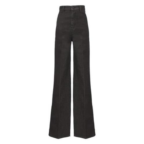 Zwarte Boyfriend Style Jeans Max Mara , Gray , Dames