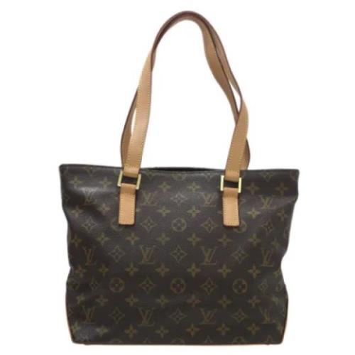 Pre-owned Canvas totes Louis Vuitton Vintage , Brown , Dames