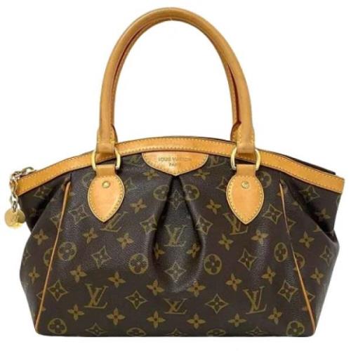 Pre-owned Canvas handbags Louis Vuitton Vintage , Brown , Dames