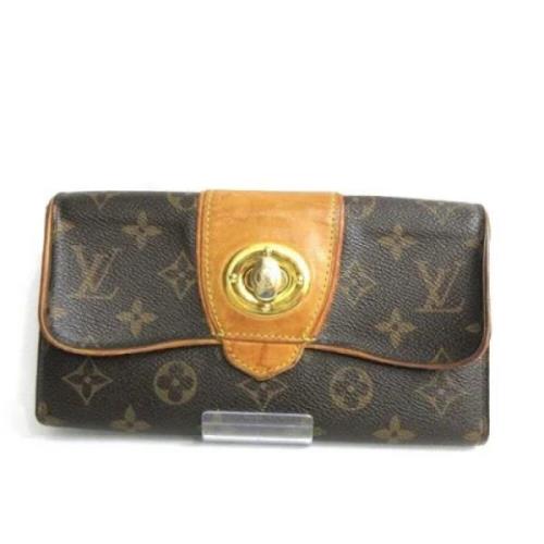 Pre-owned Canvas wallets Louis Vuitton Vintage , Brown , Dames