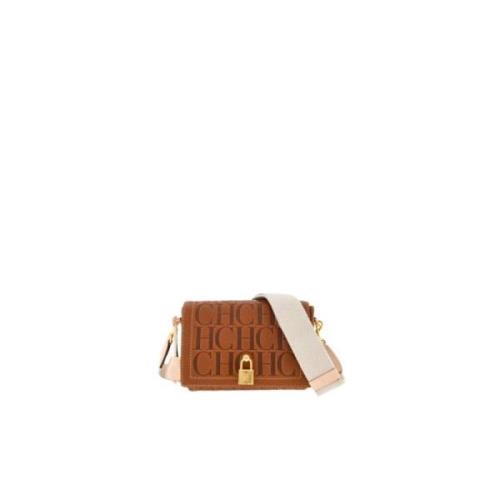 Afgesloten Crossbody Mini Andy Tas in Kameel Carolina Herrera , Brown ...