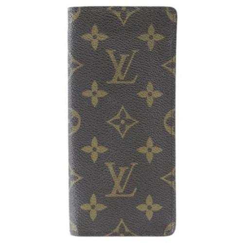 Pre-owned Canvas wallets Louis Vuitton Vintage , Brown , Dames