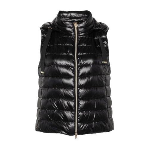 Lichtgewicht Vest Herno , Black , Dames