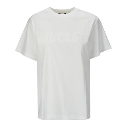Ts0099D T-Shirt, Stijlvolle Top Collectie Mugler , White , Dames