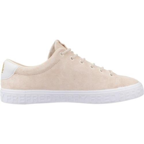 Lottie Suede Sneakers Fred Perry , Brown , Dames