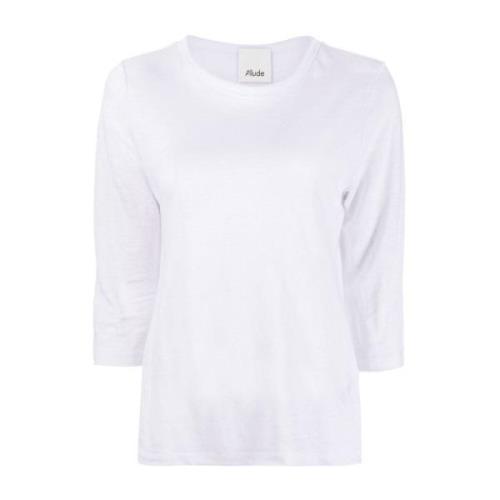Bootnek 3/4 Mouw Top Allude , White , Dames