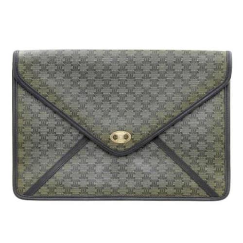 Pre-owned Canvas celine-bags Celine Vintage , Green , Dames