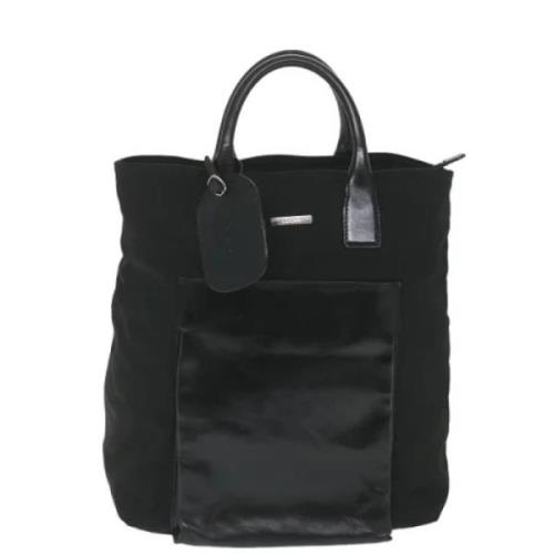 Pre-owned Canvas totes Gucci Vintage , Black , Dames