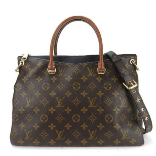 Pre-owned Canvas louis-vuitton-bags Louis Vuitton Vintage , Brown , Da...