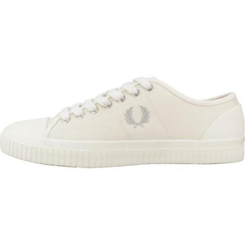 Lage sneakers met textuur voor moderne man Fred Perry , Beige , Heren