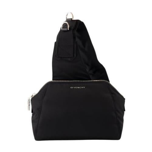 Nylon Antigona Schoudertas Givenchy , Black , Heren