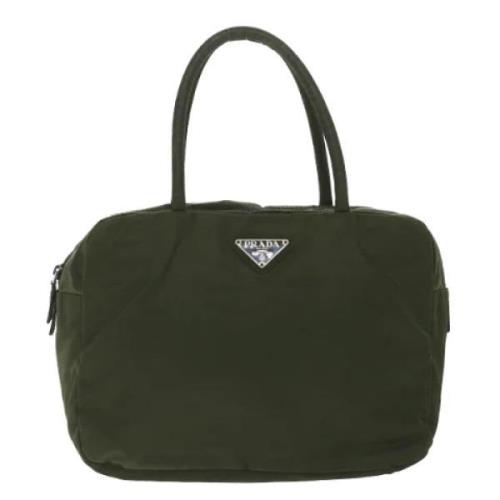 Pre-owned Fabric prada-bags Prada Vintage , Green , Dames