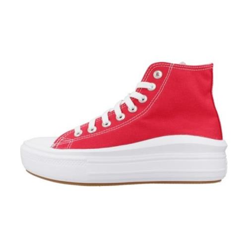 Hoge-Top Mode Sneakers Converse , Red , Dames