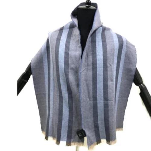 Pre-owned Wool scarves Gucci Vintage , Blue , Dames