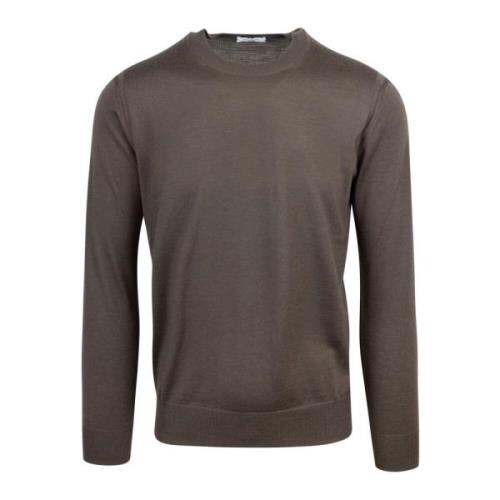 Bruine Sweaters Regular Fit Paolo Pecora , Brown , Heren