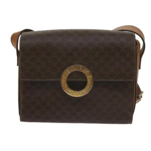 Pre-owned Canvas celine-bags Celine Vintage , Brown , Dames