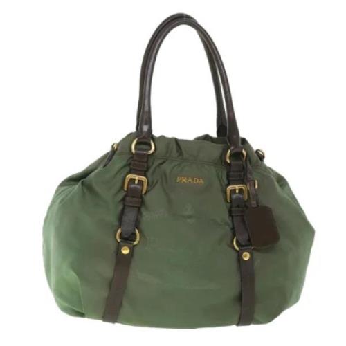 Pre-owned Fabric prada-bags Prada Vintage , Green , Dames