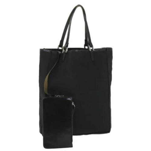 Pre-owned Canvas totes Fendi Vintage , Black , Dames