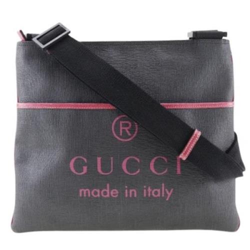 Pre-owned Leather shoulder-bags Gucci Vintage , Black , Dames