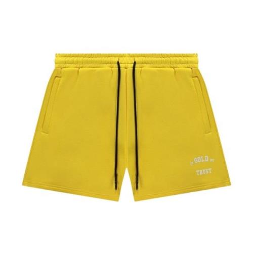 Diem Gele Shorts In Gold We Trust , Yellow , Heren