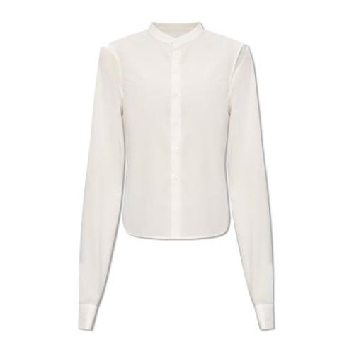 Shirt met uitsparingen MM6 Maison Margiela , White , Dames