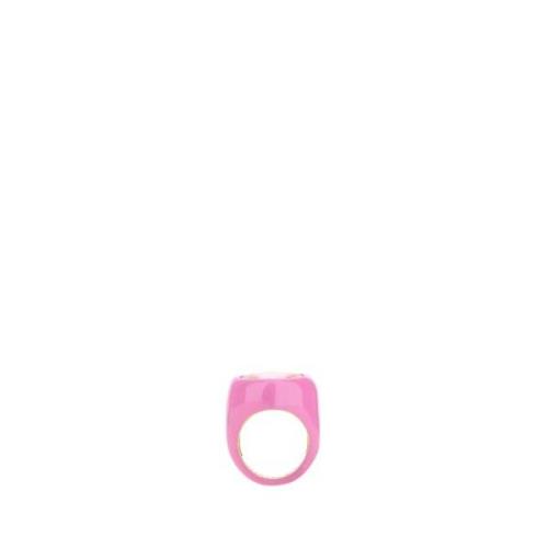 Lux Roze Zilveren Ring Dans LES Rues , Pink , Dames