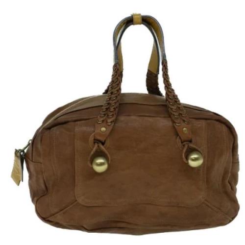 Pre-owned Leather handbags Chloé Pre-owned , Brown , Dames