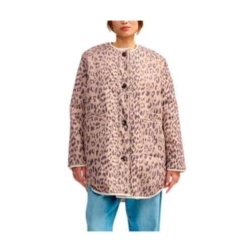 Printed Oversized Omkeerbare Gewatteerde Jas Bellerose , Multicolor , ...