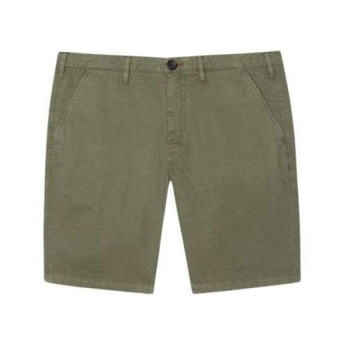 Organisch Katoenen Chino Shorts PS By Paul Smith , Beige , Heren