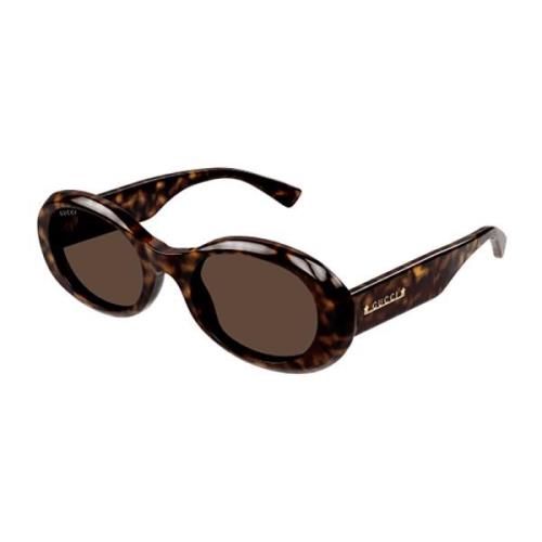 Bruine zonnebril voor vrouwen Gucci , Brown , Dames