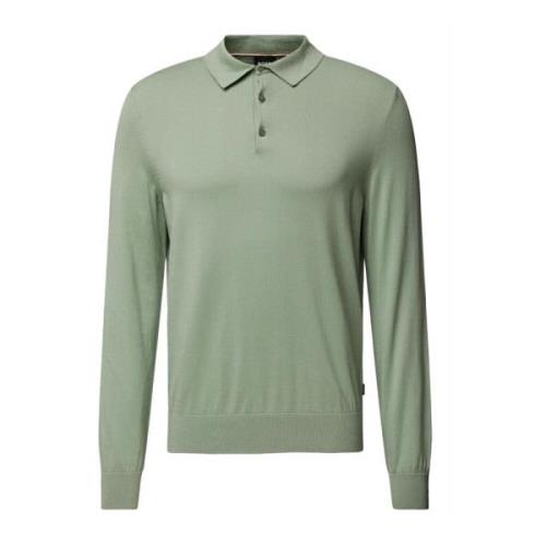 Onderscheidende Polo Kraag Trui Hugo Boss , Green , Heren