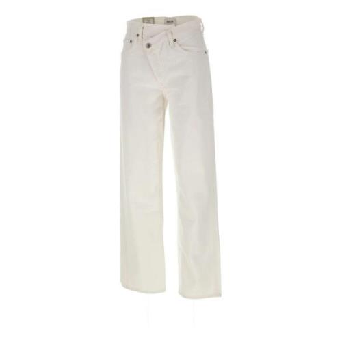 Icon Denim Witte Jeans Agolde , White , Dames