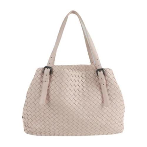 Pre-owned Leather totes Bottega Veneta Vintage , Pink , Dames