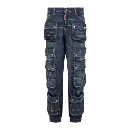 Straight Jeans Dsquared2 , Blue , Dames