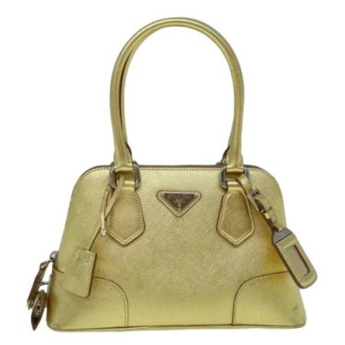 Pre-owned Leather prada-bags Prada Vintage , Yellow , Dames