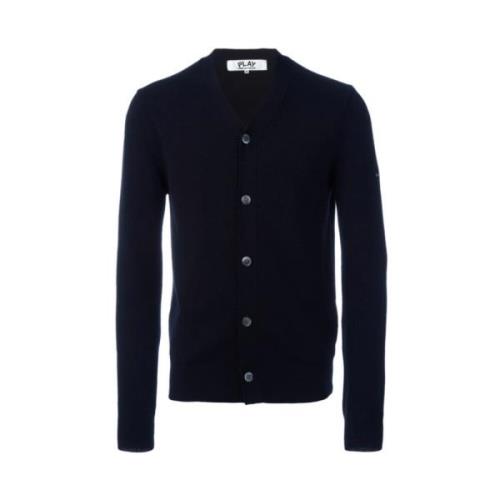 Zwarte Hart Cardigan Comme des Garçons Play , Blue , Heren