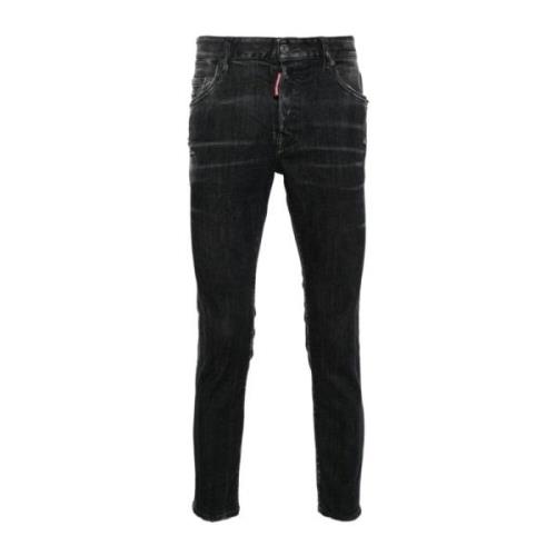 Pantalon 5 Zakken Jeans Dsquared2 , Black , Heren