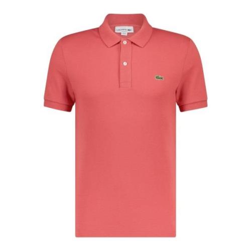 Slim-Fit Poloshirt met Logo Lacoste , Pink , Heren
