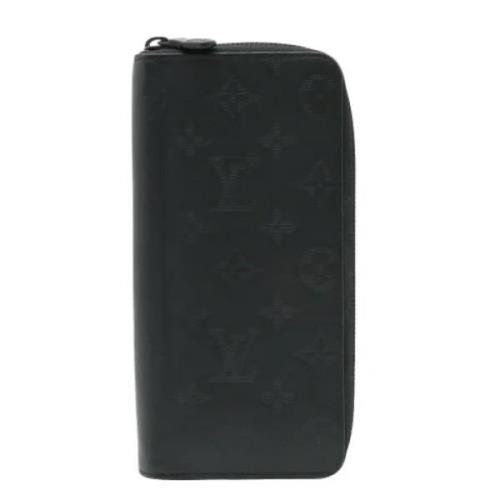 Pre-owned Leather wallets Louis Vuitton Vintage , Black , Dames