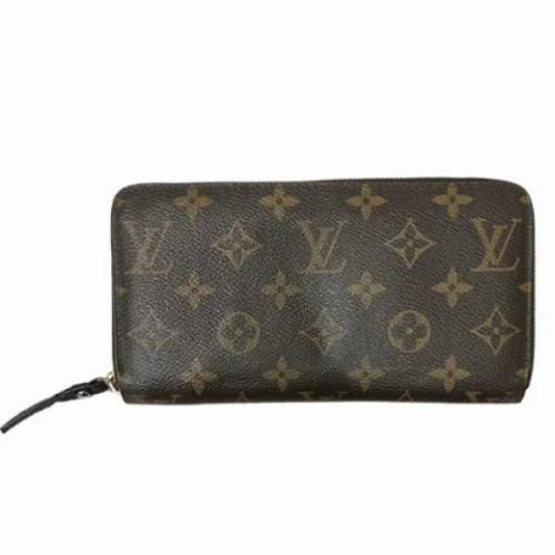 Pre-owned Canvas wallets Louis Vuitton Vintage , Brown , Dames