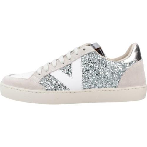 Glittery Berlin Sneakers Victoria , Gray , Dames