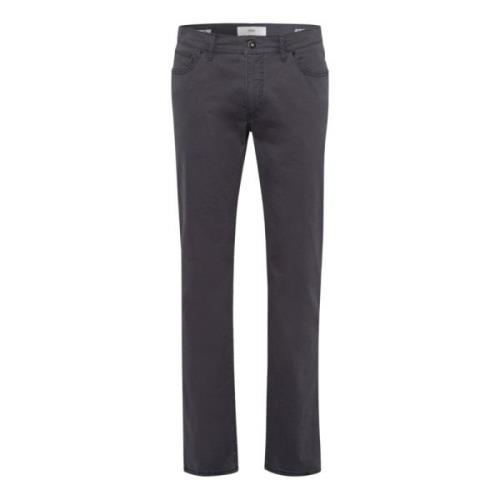 Cadiz Heren Straight Fit Five-Pocket Broek Brax , Brown , Heren